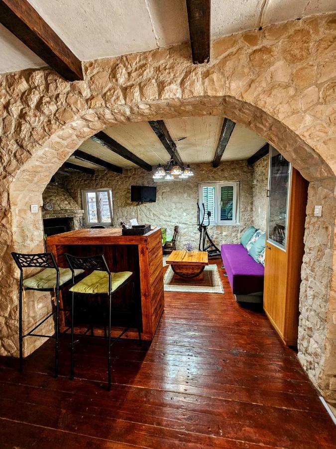 Dalmatia Rustica Comfortable One Bedroom+Fireplace Задар Екстериор снимка